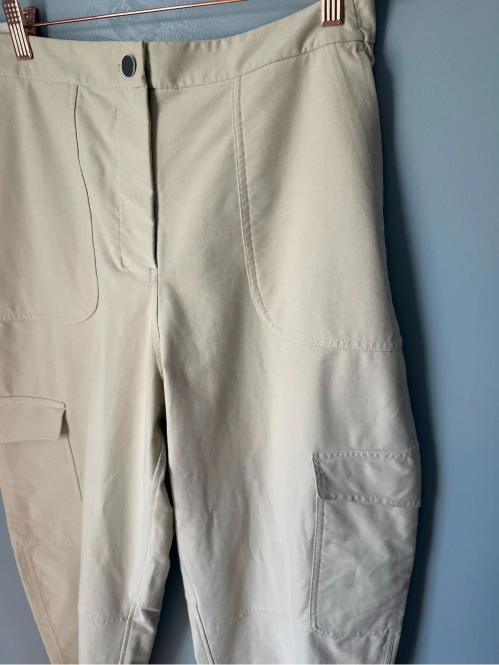 Lululemon Women’s Cream Barrel Leg Pant Size 31